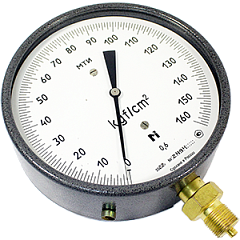 МТИ-1232-(0-160...600)кгс/см2-0,6 манометр точных измерений (0-160 кгс/см2)