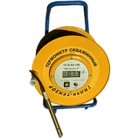 УТСК-ТЭ-50 уровнемер скважинный тросовый электроконтактный с термометром (одножильный трос 50 м, метки через 1 м, диаметр датчика 20 мм) (Гидэк)