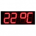 Импульс-421-T-SS-ER2 часы электронные вторичные уличные (красная индикация)