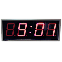 Кварц-1 часы электронные вторичные офисные (красная индикация)