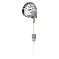 S5551.160/S-(0...+100°C)-200х8мм-сзади-М20х1,5-кл.т.1,0-(-70...+60°C)-ГЗ термометр биметаллический с гидрозаполнением