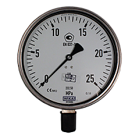 232.50.160-(0-25)МПа-снизу-G1/4B-кл.т.1,0 манометр из нержавеющей стали