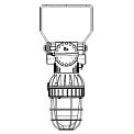 СГЖ-01-23ЛК/У светильник взрывозащищенный для люминесцентных компактных ламп с патроном Е27