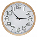 УЧС-390-З-м часы вторичные стрелочные офисные минутные, круглый золотистый корпус