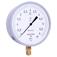 МПТИ-У2-(0-0,6...60)кгс/см2-кл.т.0,6-обезж. манометр показывающий для точных измерений с внешним корректором "0"