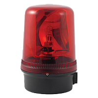 B300RTH024B/R Spectra маяк проблесковый вращающийся с галогенной лампой 25W, красный, 24V DC