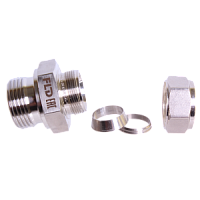 COM-20M-16G штуцер с наружной цилиндрической резьбой под металлическое уплотнительное кольцо O.D.