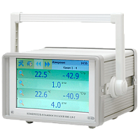 ИВГ-1/8-Т-8Р-8А-(Е7) измеритель-регулятор микровлажности газов стационарный с сенсорным дисплеем, в металлическом корпусе (блок без преобразователей)