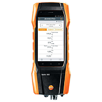 Testo-300LL анализатор дымовых газов O2, CO с H2 компенсацией (до 8000 ppm), NO, кейс, пылевые фильтры, зонд 300мм ᴓ8 мм, блок питания