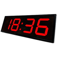 Импульс-NOVA-100-ETN-NTP-APoE-R часы электронные вторичные офисные (красная индикация)