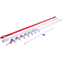 Робур-грунт пробоотборник почвенный (2 штанги, 3 буровых насадки: бур спиральный, для песков, для глин)