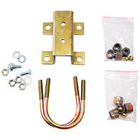 415М\\КМЧ-Т комплект монтажных частей к датчикам давления 415М (кронштейн, скоба - 2 шт., гайка М8 - 4 шт., шайба С8 - 4 шт., болт М6 - 2 шт.)