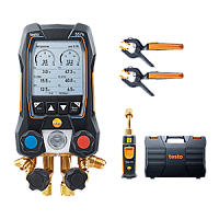 Testo-557s-комплект 1 в кейсе коллектор цифровой манометрический с беспроводными зондами вакуума и температуры, с Bluetooth