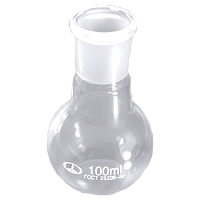 П-1-2000-29/32 колба плоскодонная со шлифом, 2000 мл, ТУ 9464-019-29508133-2015