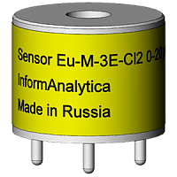 Eu-М-3E-Cl2 сенсор электрохимический на хлор, 0-20 ppm