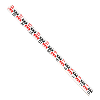 МЭ-200 рейка водомерная постоянная металлическая эмалированная 2 м