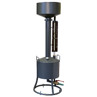 М2Р-10-СШ-0,1% мерник эталонный 2-го разряда из углеродистой стали с пеногасителем и спецшкалой, нижний слив