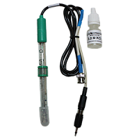 ЭСК-10305/7 pH-электрод стеклянный лабораторный комбинированный со встроенным термодатчиком (0...14pH; pH=6,7; Ei=18мВ)