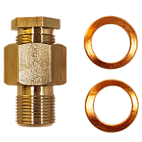 002-00 штуцер передвижной (М20х1,5; d=10,5мм; сталь 20Х13)