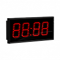 Импульс-408-TPW-R часы электронные офисные с датчиками температуры, давления, влажности воздуха (красная индикация)