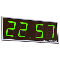Электроника7-2100СМ4 часы электронные офисные первичные, 0.5 кд (зеленая индикация), NPT-синхронизация, LAN