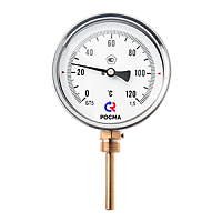 БТ-32.211-100-кл.т.2,5 термометр биметаллический с гильзой