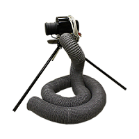 ВСП-500М электровентилятор переносной для продувки колодцев с рукавом 10 м и треногой, 12В