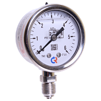 ТМ-221Р.20-(0...0,25-10)МПа-кл.т.2,5 манометр коррозионностойкий с гидрозаполнением силиконом