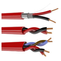 КСРЭВнг-А-FRLS-2x2x0,8 кабель огнестойкий однопроволочный с низким дымо и газовыделением