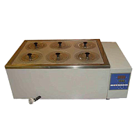 LT-6 баня лабораторная водяная шестиместная с микропроцессорным управлением, объем 15 л