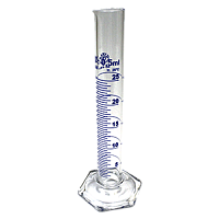 1-25-1 цилиндр мерный высокий с носиком, 25 мл